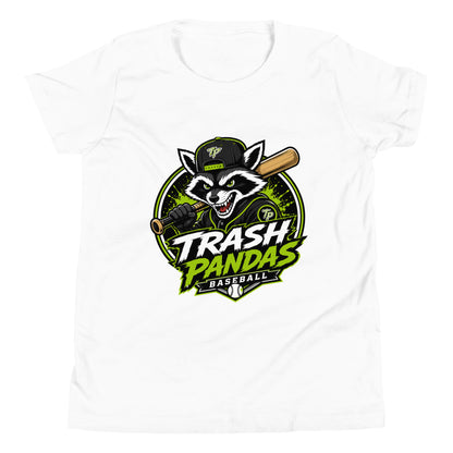 Performance | Youth T-Shirt | Trash Pandas Baseball Organization | Mascot Logo