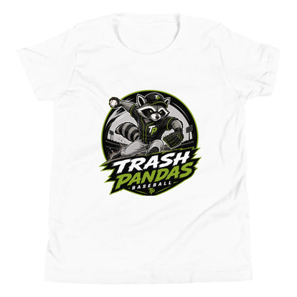 Performance | Youth T-Shirt | Trash Pandas Baseball Organization | Vanguard Logo