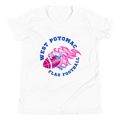 Performance | Youth T-Shirt | West Potomac Flag Football | Crest Logo