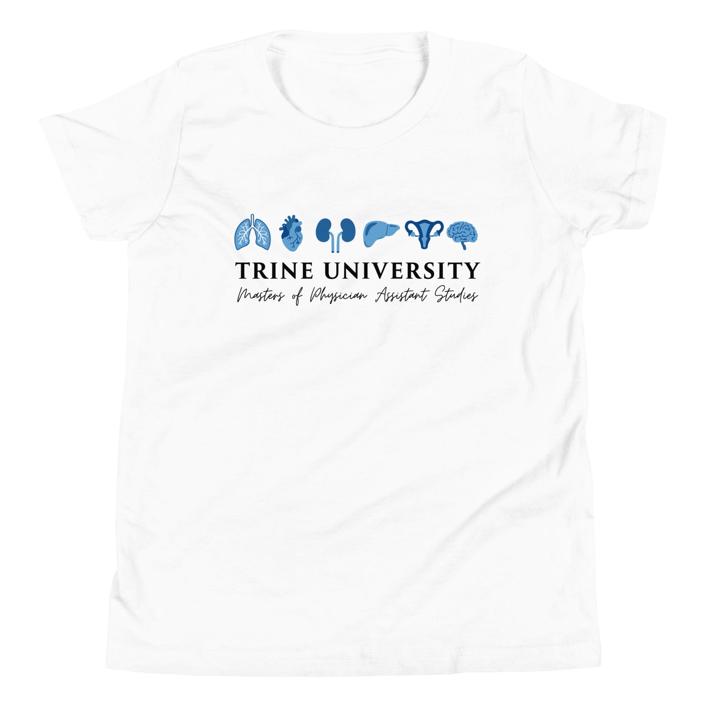 Performance | Youth T-Shirt | Trine PA program | Modern Script Logo