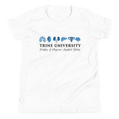 Performance | Youth T-Shirt | Trine PA program | Modern Script Logo