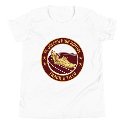 Performance | Youth T-Shirt | St. Joseph High School - Track & Field | Badge Logo