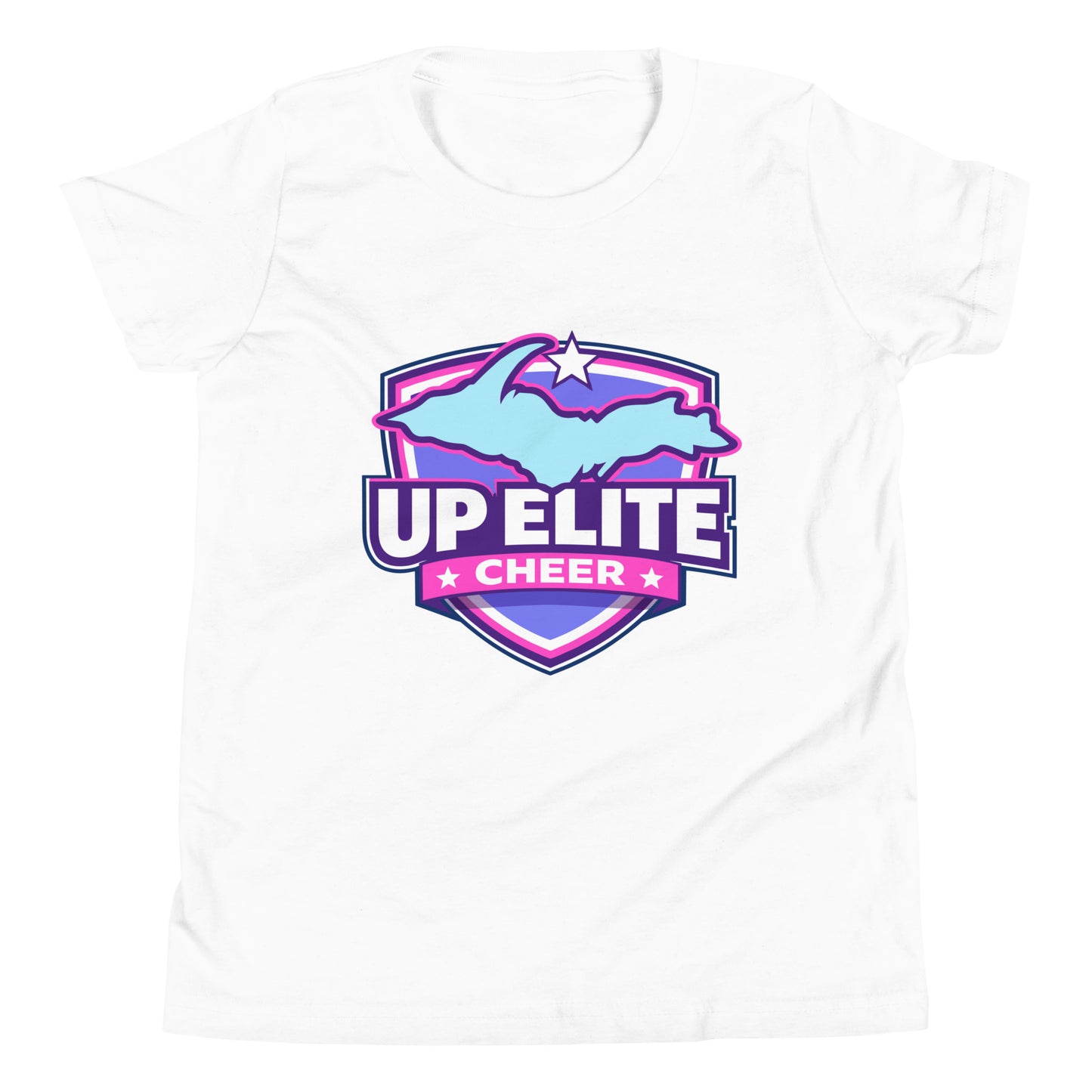 Performance | Youth T-Shirt | UP Elite Cheer | Shield Logo