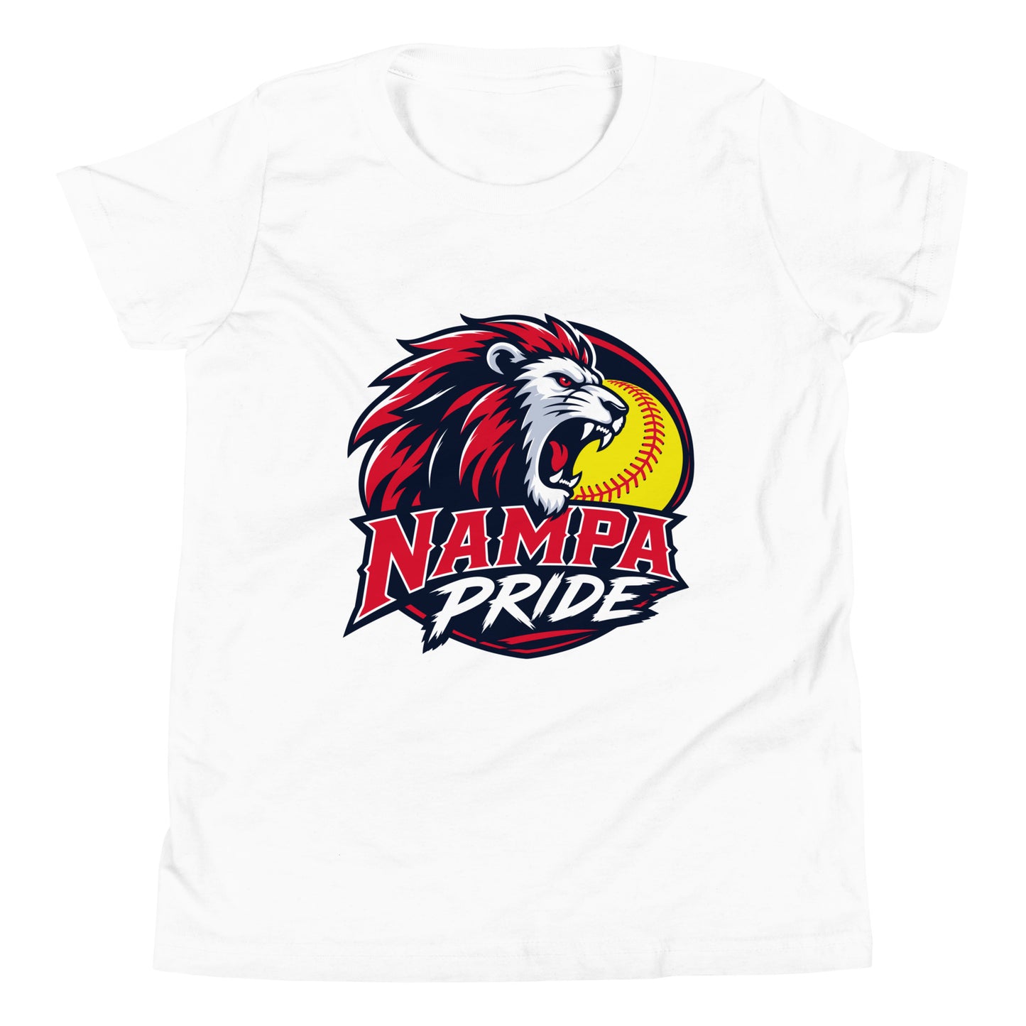Performance | Youth T-Shirt | Nampa Pride | Lion Crest Logo