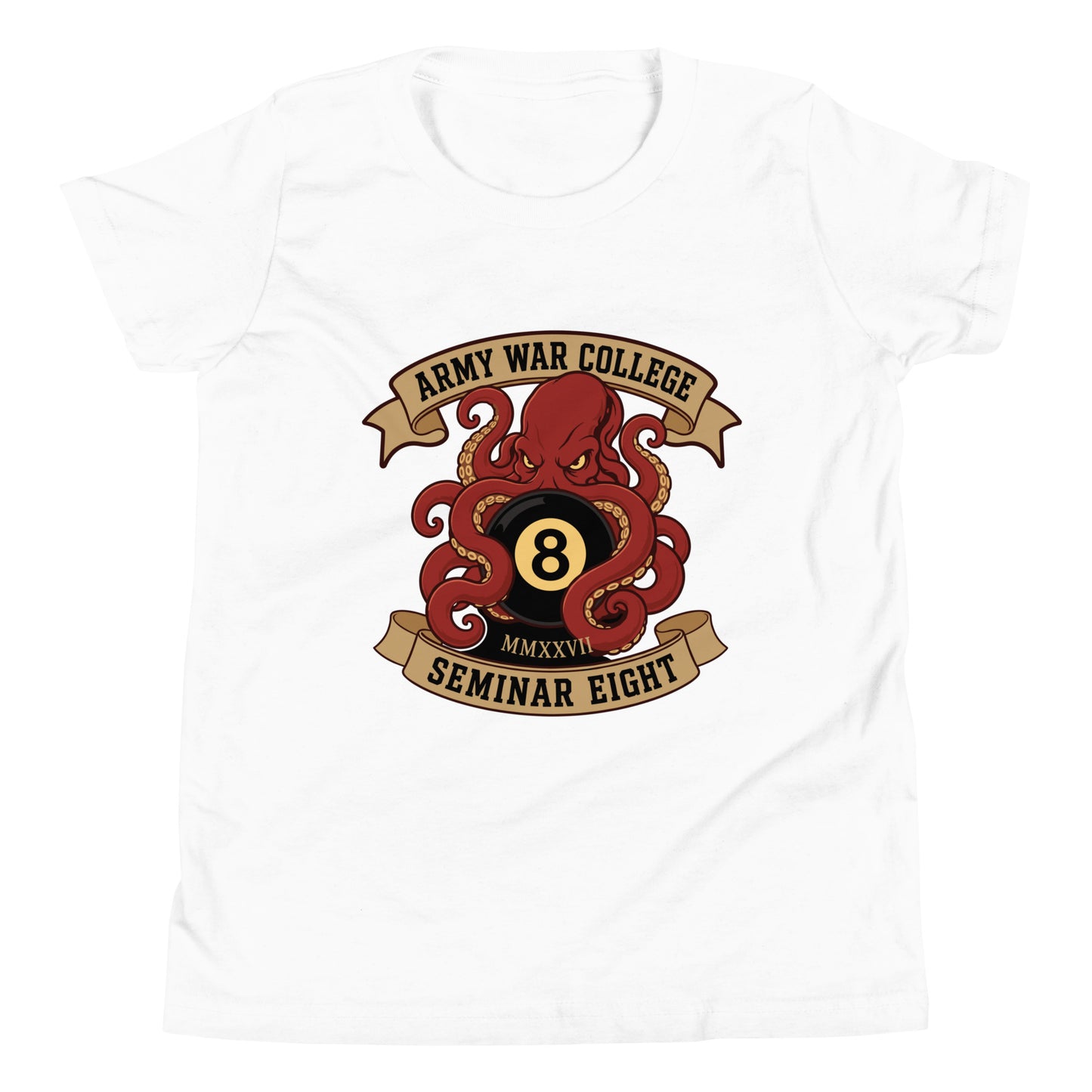 Performance | Youth T-Shirt | Army War College (Seminar 8) | Crest Logo