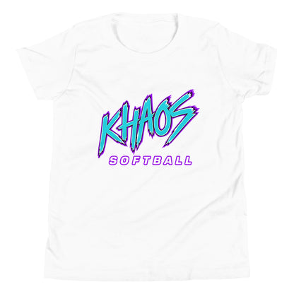 Performance | Youth T-Shirt | Khaos Softball | Atlhetics Logo