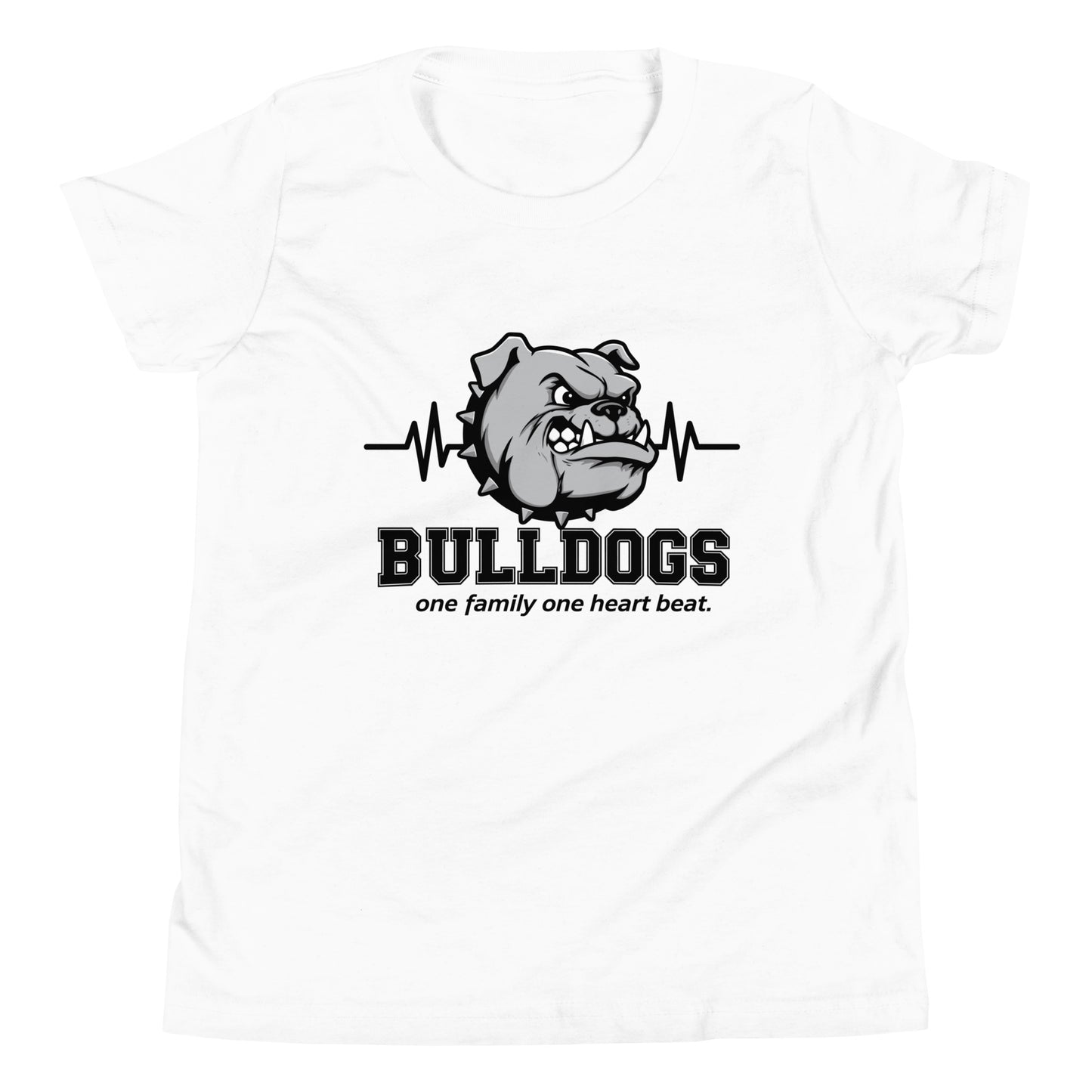 Performance | Youth T-Shirt | Celina Recreational Football Black | Bulldogs Crest Logo