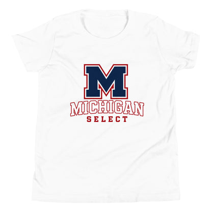 Performance | Youth T-Shirt | Michigan Select Baseball | Emblem Logo