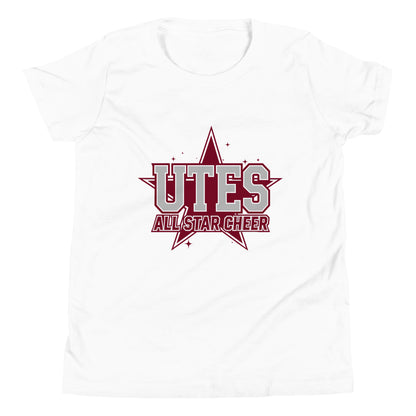 Performance | Youth T-Shirt | Utes Allstar Cheer | Crest Logo