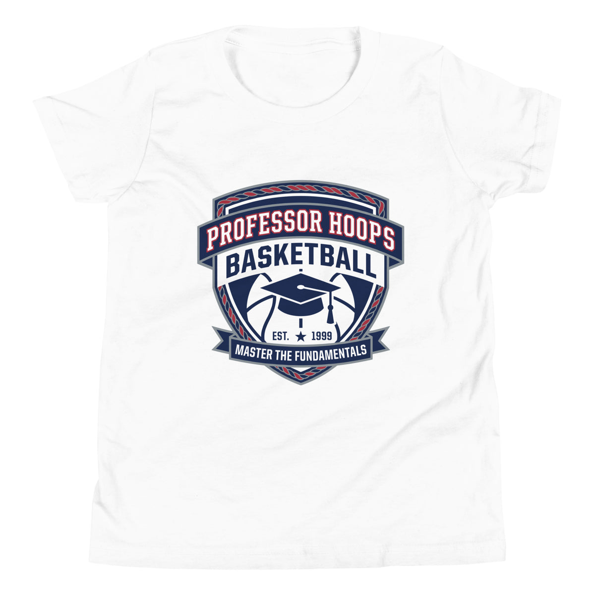 Performance | Youth T-Shirt | Professor Hoops Basketball | Crest Logo
