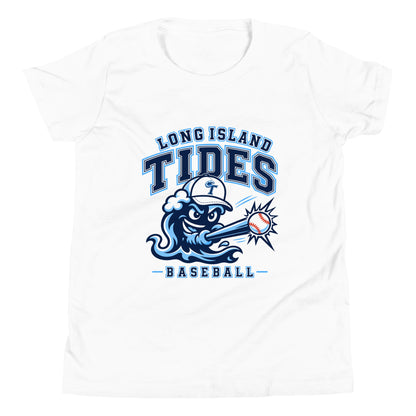 Performance | Youth T-Shirt | Long Island Tides Baseball | Valor Logo