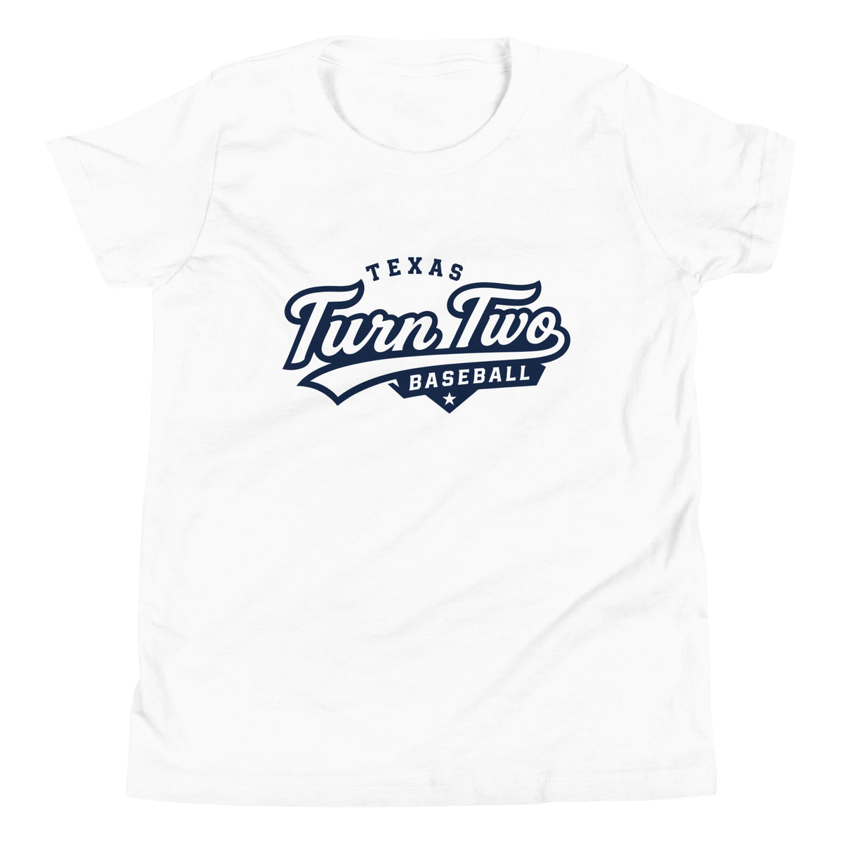 Performance | Youth T-Shirt | Texas Turn Two Baseball | Athletics Logo