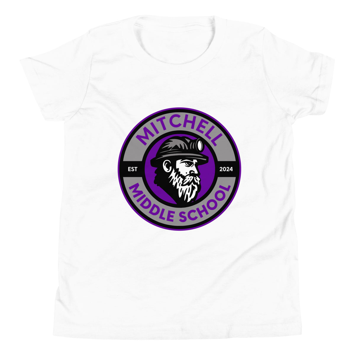 Performance | Youth T-Shirt | Mitchell Middle School Softball | Badge Logo