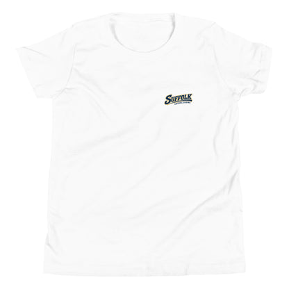 Performance | Youth T-Shirt | Suffolk University Cheerleading | Athletics Logo