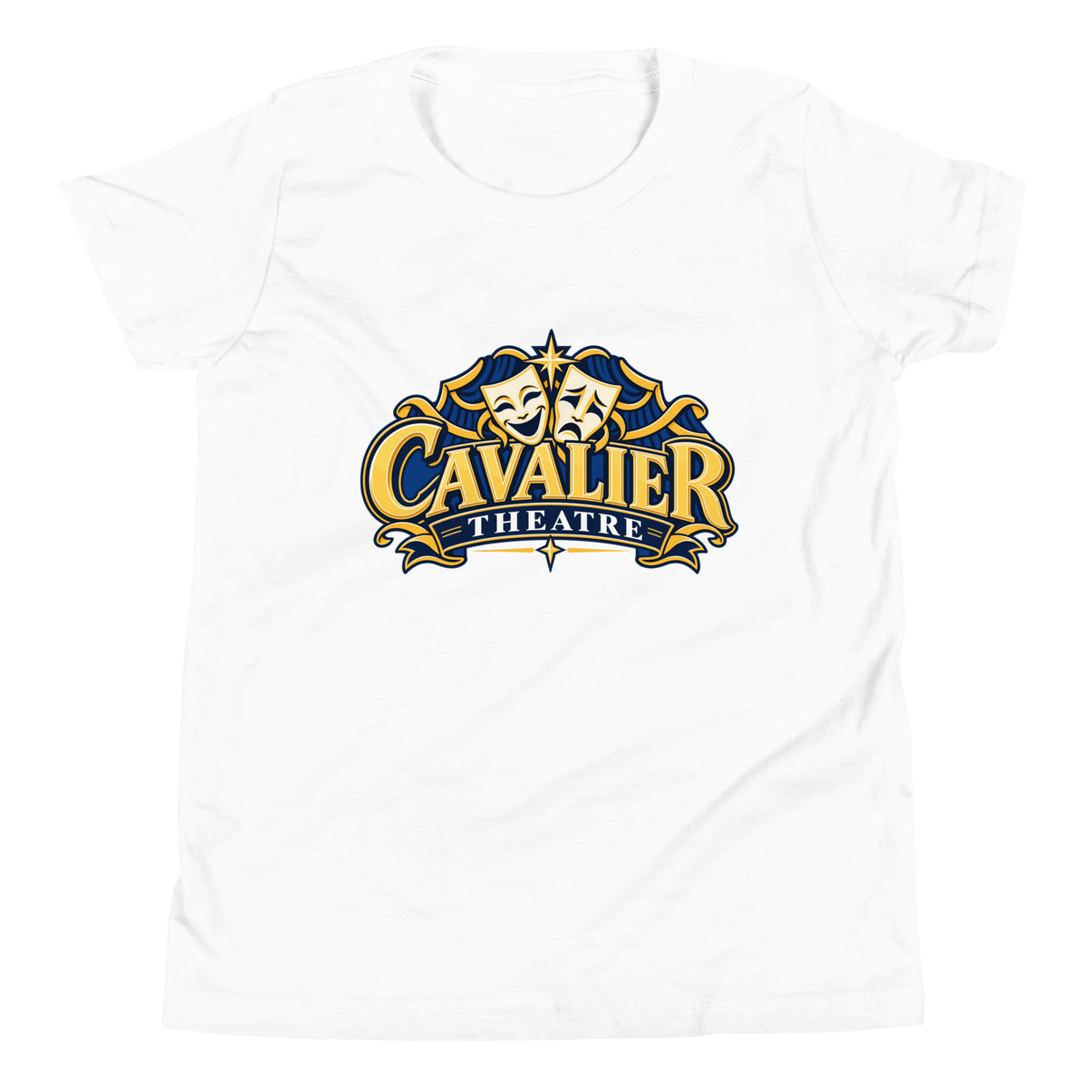 Performance | Youth T-Shirt | Cavalier Theatre Troupe | Emblem Logo