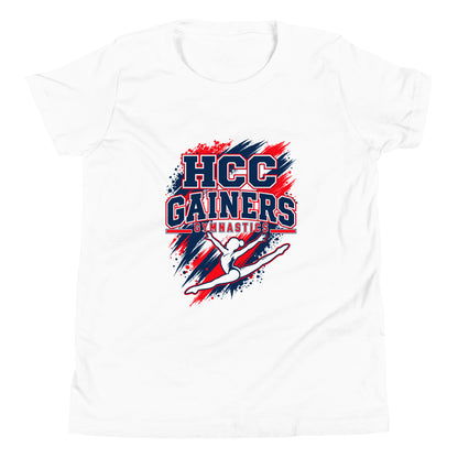 Performance | Youth T-Shirt | HCC Gymnastics | Crest Logo