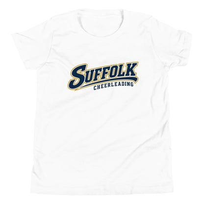 Performance | Youth T-Shirt | Suffolk University Cheerleading | Athletics Logo
