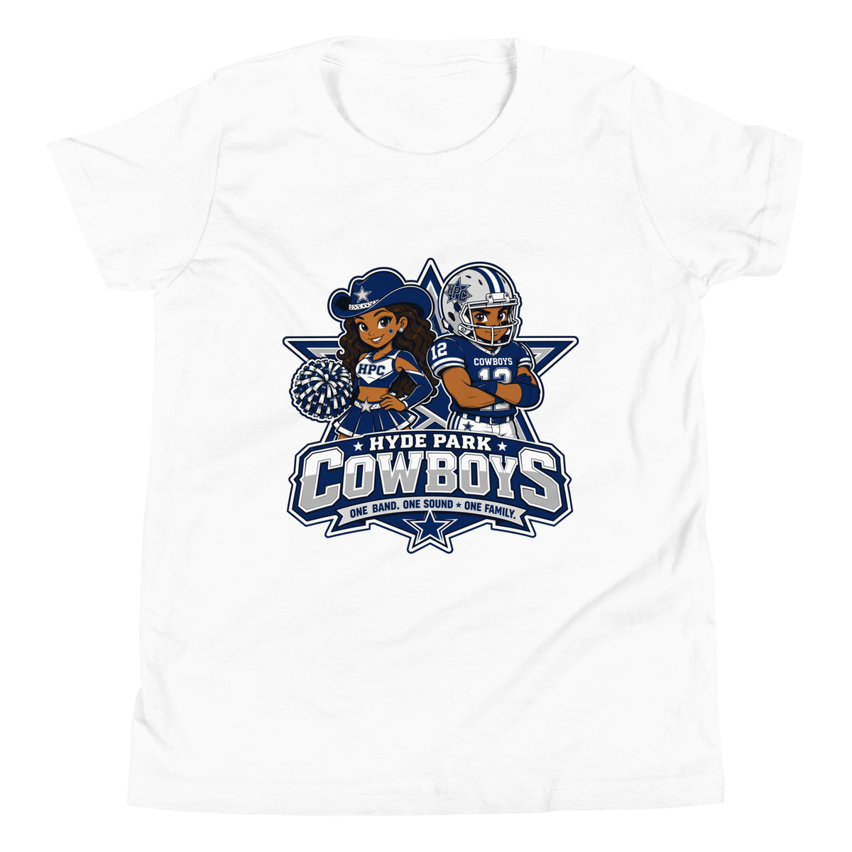 Performance | Youth T-Shirt | Hyde Park Cowboys | Vanguard Logo